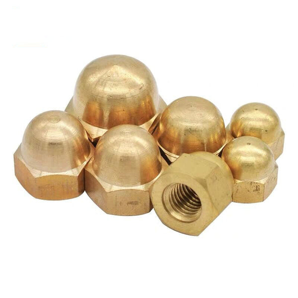 1/4-28 Brass Acorn (Cap) Nuts